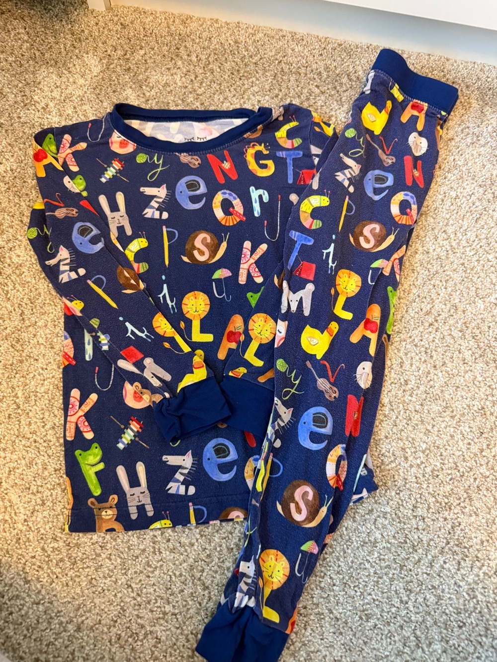 Little Sleepies Alphabet Friends Bamboo Pajamas